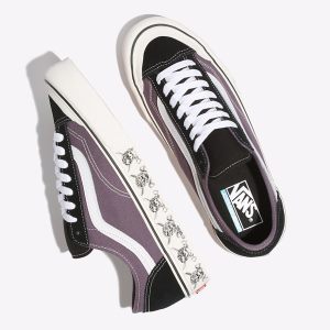 Vans Erkek Spor Ayakkabı Skulls Style 36 Decon SF Siyah Mor | 64813-499